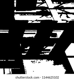 Abstract Monochrome Grunge Background.