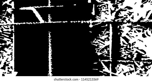 Abstract Monochrome Grunge Background.
