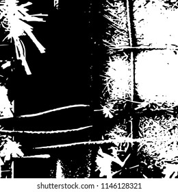 Abstract Monochrome Grunge Background.
