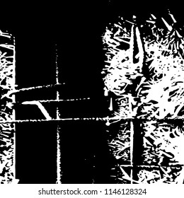 Abstract Monochrome Grunge Background.