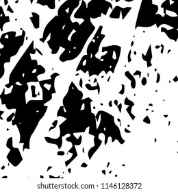 Abstract Monochrome Grunge Background.