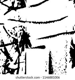 Abstract Monochrome Grunge Background.
