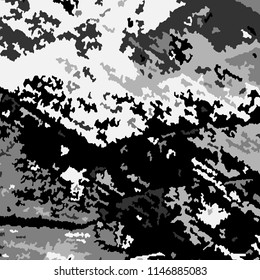 Abstract Monochrome Grunge Background.