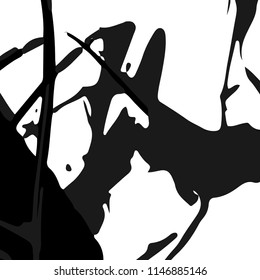 Abstract Monochrome Grunge Background.