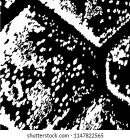 Abstract Monochrome Grunge Background.