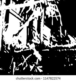 Abstract Monochrome Grunge Background.