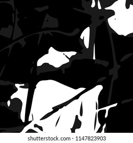 Abstract Monochrome Grunge Background.