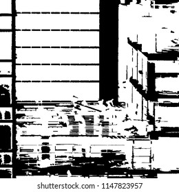 Abstract Monochrome Grunge Background.