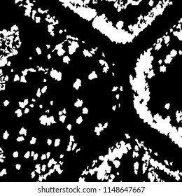 Abstract Monochrome Grunge Background.