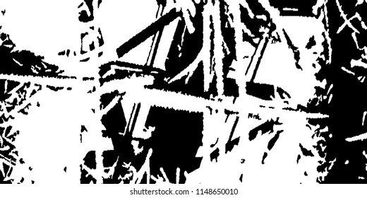 Abstract Monochrome Grunge Background.
