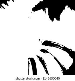 Abstract Monochrome Grunge Background.
