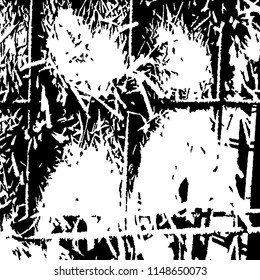 Abstract Monochrome Grunge Background.