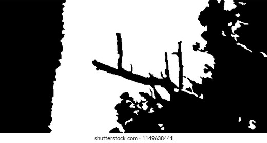 Abstract Monochrome Grunge Background.