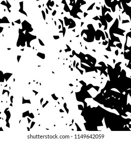 Abstract Monochrome Grunge Background.