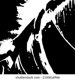Abstract Monochrome Grunge Background.