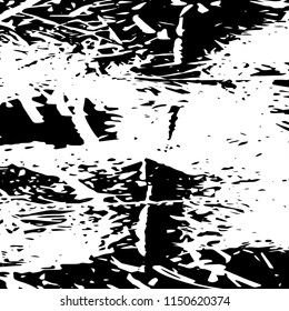 Abstract Monochrome Grunge Background.