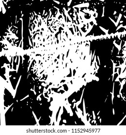 Abstract Monochrome Grunge Background.