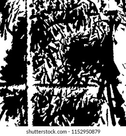 Abstract Monochrome Grunge Background.