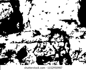 Abstract Monochrome Grunge Background.