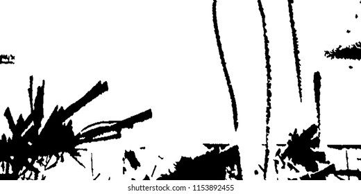 Abstract Monochrome Grunge Background.