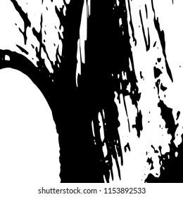 Abstract Monochrome Grunge Background.