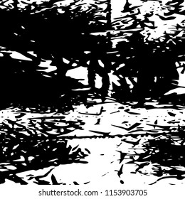 Abstract Monochrome Grunge Background.