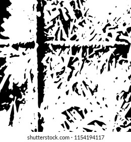 Abstract Monochrome Grunge Background.