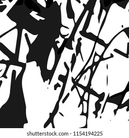 Abstract Monochrome Grunge Background.
