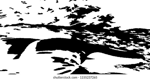 Abstract Monochrome Grunge Background.