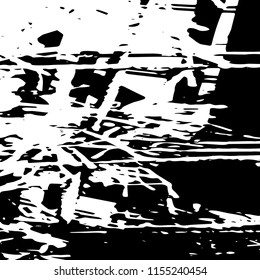Abstract Monochrome Grunge Background.