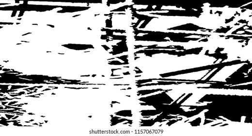 Abstract Monochrome Grunge Background.