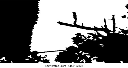 Abstract Monochrome Grunge Background.