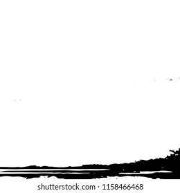 Abstract Monochrome Grunge Background.