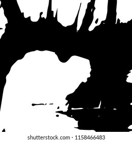 Abstract Monochrome Grunge Background.