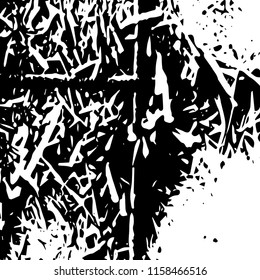 Abstract Monochrome Grunge Background.