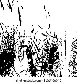 Abstract Monochrome Grunge Background.