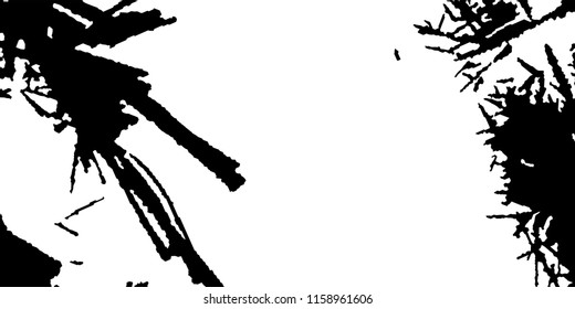 Abstract Monochrome Grunge Background.