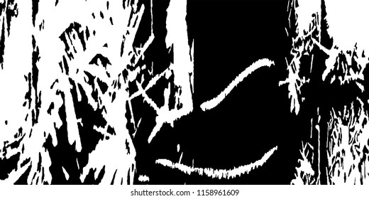Abstract Monochrome Grunge Background.