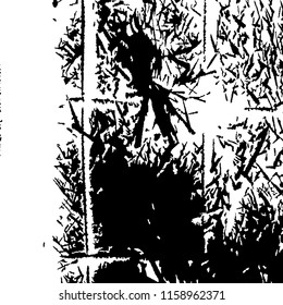 Abstract Monochrome Grunge Background.