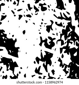 Abstract Monochrome Grunge Background.