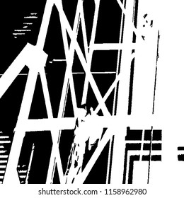 Abstract Monochrome Grunge Background.