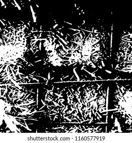 Abstract Monochrome Grunge Background.