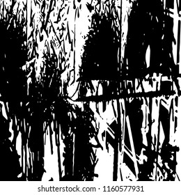 Abstract Monochrome Grunge Background.
