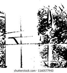 Abstract Monochrome Grunge Background.