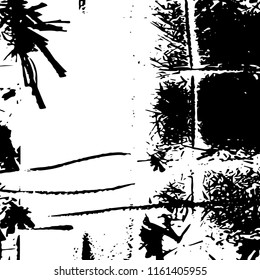 Abstract Monochrome Grunge Background.