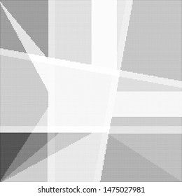 Abstract monochrome grunge halftone pattern. Soft dynamic lines. Half tone  geometric vector illustration with dots. Modern black and white polka dots wide background for web design, leaflets, print