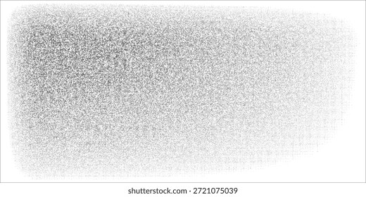 Abstractas patrón de semitono grunge monocromo.  Ilustración vectorial con puntos. Fondo de angustia moderno
