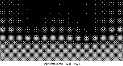 Abstract monochrome half-ton White and black texture with dot