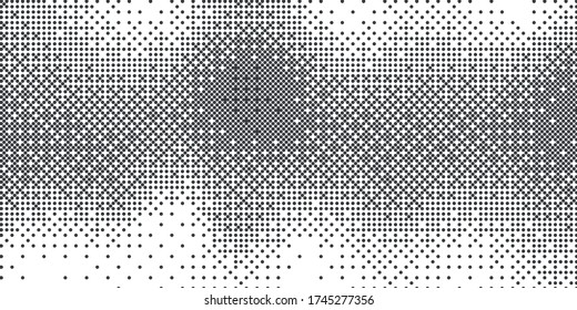 Abstract monochrome half-ton White and black texture with dot