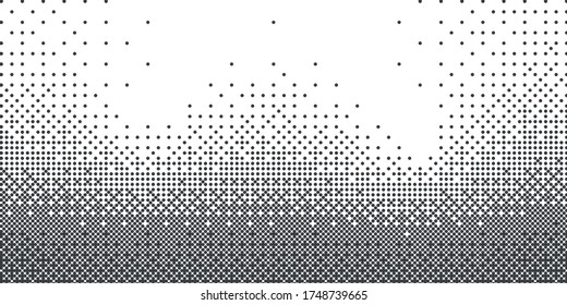 Abstract monochrome half-ton White and black texture with dot